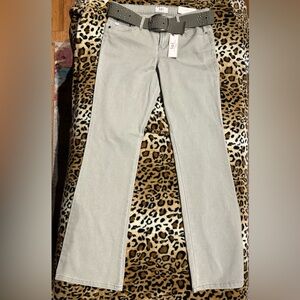 LEI Belted Olive Green Pants